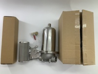 Filtro de Água para Casa Inteira em Aço Inoxidável 5" x 2.5" - Sistema de Filtro de Sedimentos para Água Pesada, de Poço e da Rede