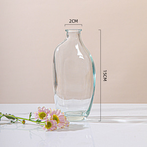 Hand Blown Promotional clear Glass <strong>Vase</strong> Round Terrarium Bowl Bud Rose Flower Glass <strong>Vase</strong> <strong>Unique</strong> Design Special Blown Manufacture - Product Image 4