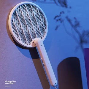 USB Rechargeable LED Lumière Chauve-Souris Tapette Moustique Source Électrique Raquette <span class=keywords><strong>Anti</strong></span>-<span class=keywords><strong>Moustiques</strong></span> Solide - Product Image 4