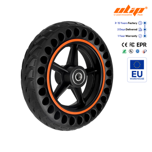 Pièces de trottinette électrique KuKirin S1 Max : moyeu de roue avant avec pneu plein antidérapant, résistant à l'usure et amortissant - Product Image 1