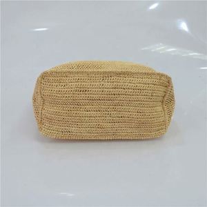 Bolso Tote de Rafia de Paja de Lujo para Verano, Bolso de Mano Casual para Mujer, Bordado, Portátil, Abierto, para Vacaciones en la Playa y Salidas Informales - Product Image 4