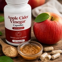 Compléments alimentaires à base de vinaigre de cidre de pomme pour la santé immunitaire, capsules pour adultes, gestion du poids, digestion, OEM ODM