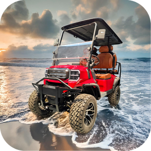 รถกอล์ฟไฟฟ้าสำหรับล่าสัตว์ ATV 2 + 2ที่นั่งแบตเตอรี่ลิเธียม - Product Image 6