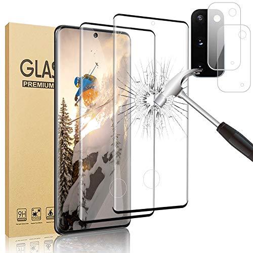 Screen Protector and Lens Protector, Ultrasonic Fingerprint Support, 9H Tempered Glass, Anti Bubble,Scratch Resistant