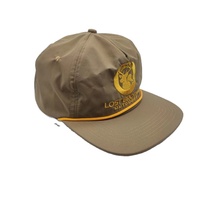 Hoge Kwaliteit Ongestructureerde Groothandel Custom Blanco Waterdichte Nylon Touw Snapback Hoed Gorras