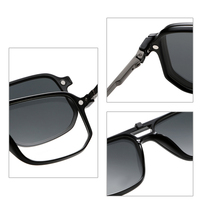Lot de 4 Lunettes de Soleil Polarisées Anti-Radiation Solides avec Verres TAC et Monture Métallique TR pour Hommes et Femmes – Idéales pour l'Extérieur