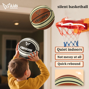 Ballon de sport d'intérieur Veidoorn VBT personnalisé à faible réduction de bruit en PU, ballon de basket silencieux pour salle de sport/maison, équipement d'entraînement <span class=keywords><strong>avec</strong></span> logo OEM/ODM - Product Image 5