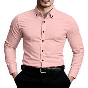 Camisa de Diseño Exclusivo de Alta Calidad con Logotipo Personalizado, Camisa de Marca Personalizada al por Mayor OEM, Camisa Formal Blanca de Manga Larga para Hombre - Product Image 5