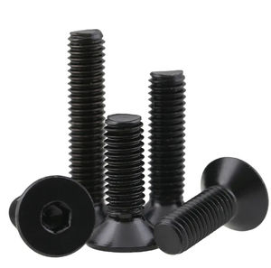 Tornillo <span class=keywords><strong>Allen</strong></span> de Cabeza Hexagonal de Acero de Grado 10.9 con Recubrimiento de Óxido Negro M6 M8 M10 DIN7991, Tornillo Métrico Avellanado - Product Image 6