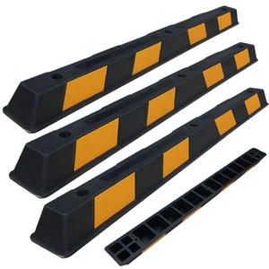 Borne de stationnement pour camion et voiture, bloc de roue en caoutchouc durable, norme australienne OEM - Product Image 1