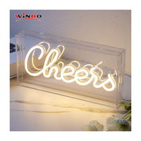 Dropshipping, conception gratuite, logo personnalisé, enseigne au néon LED, personnalisable sans MOQ, boîte d'enseigne au néon LED en dropshipping, petite enseigne lumineuse au néon LED