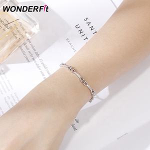 Vente chaude Style coréen U forme cheval chaussures fer à cheval barre <span class=keywords><strong>lien</strong></span> 925 argent Sterling femmes CZ <span class=keywords><strong>Bracelet</strong></span> - Product Image 4