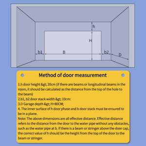Puerta Abatible Moderna y Minimalista, Adecuada <span class=keywords><strong>para</strong></span> Casas Privadas de Lujo, Reducción de Ruido, Puerta de Garaje Automática Plegable y Ascendente - Product Image 6