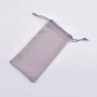 Pochette pour lunettes en microfibre douce, anti-poussière, blanche, noire, verte, rose, jaune, OEM MP-0815, impression de logo personnalisée