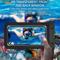 Étui Étanche Universel en PVC, Sac Sec Léger, Protection Téléphone pour iPhone 17/16/15/14 Pro Max Plus XS XR X8 Galaxy S25 S24