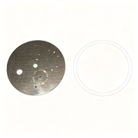 Cadran de montre en saphir avec bord givré, revêtement antireflet, cristal de remplacement pour montre de plongée, service de fabrication de moules de couleur personnalisée