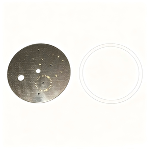 Cadran de montre en saphir, bord givré, verre de montre en saphir, revêtement antireflet, montre de plongée, couleur personnalisée - Product Image 4