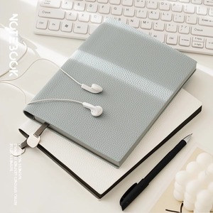 <b>A5</b> Soft Leather Thickened Lychee Pattern Thermal Binding 100 Sheets Business Notebook Gift Box Set - Product Image 3