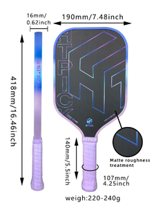 HTPICK <span class=keywords><strong>T700</strong></span> 냉간 압축 탄소 섬유 피클볼 패들 하이 퀄리티 엔터테인먼트를위한 벌집 코어 - Product Image 5