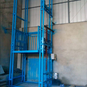 Điện đôi đường sắt hàng hóa Nâng Nền tảng thủy lực monorail thang máy hướng dẫn đường sắt loại cho hội thảo và kho sử dụng - Product Image 3