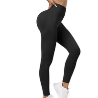 Celana Yoga Pinggang Tinggi, Pengangkat Bokong - Olahraga Luar Ruangan, Kebugaran, Legging Lari; Menyerap Keringat, Menghasilkan Evaporasi Keringat