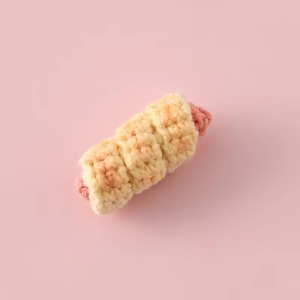Magnifique aimant décoratif pour réfrigérateur en forme de nourriture, fait main au crochet - Product Image 4