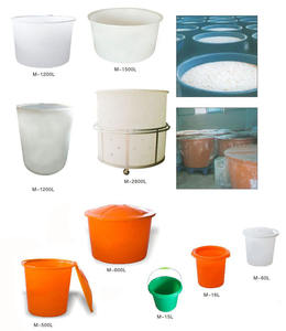 Vente chaude : Grands réservoirs à poissons cylindriques en plastique pour l'élevage de poissons, adaptés à l'eau de pluie et à l'eau de mer - Product Image 5