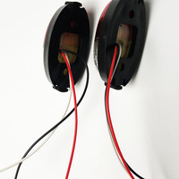 Feu de position latéral LED ovale en forme de goutte d'eau, bicolore, étanche, pour remorque et poids lourd