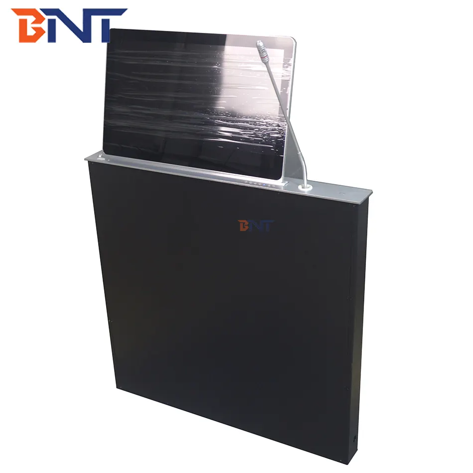 Hội nghị Thông Minh Giải pháp hệ thống tuôn ra núi bảng có thể thu vào màn hình bàn LCD Monitor Lift với xây dựng trong Microphone