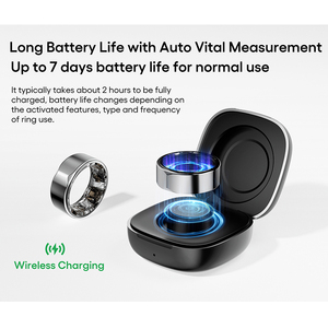 Jcring 2301B Bán Buôn Số Lượng Lớn Giá Rẻ Tập Thể Dục Smartring Máu Đánh Giá Rủi Ro Sức Khỏe Vòng Thông Minh Với Sức Khỏe Màn Hình Cho Phụ Nữ Chàng Trai - Product Image 5