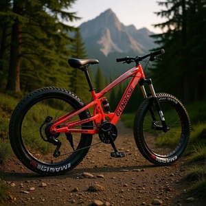 Vélo de montagne 26 pouces, freins à double disque, fourche à suspension, cadre en acier, unisexe, adulte, cyclisme tout-terrain - Product Image 3