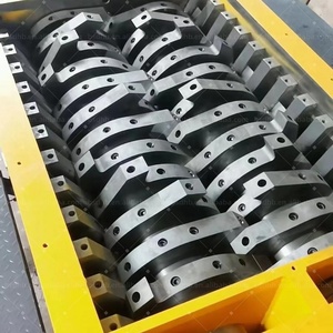 Déchiqueteuse industrielle à double arbre haute vitesse pour pneus en caoutchouc, métal, plastique, carton, pneus usagés, <span class=keywords><strong>mini</strong></span> déchiqueteuse à double arbre - Product Image 5