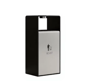 <span class=keywords><strong>Cubo</strong></span> de <span class=keywords><strong>Basura</strong></span> de Acero Inoxidable para Exteriores, Resistente al Agua, Ecológico, para Uso en Oficinas y Calles Públicas - Product Image 1