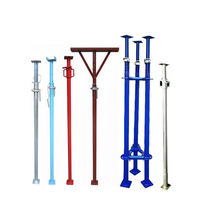 Adjustable Steel Prop Metal Shoring Post High Strength Corrosion Resistant Formwork Support for Construction Scaffolding