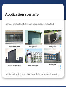 YET6141 Lampe LED clignotante étanche avec son, 12V 24V 220V, pour <span class=keywords><strong>porte</strong></span> <span class=keywords><strong>de</strong></span> <span class=keywords><strong>garage</strong></span>, <span class=keywords><strong>porte</strong></span> électrique, lampe d'avertissement - Product Image 6