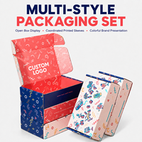 Boîte d'expédition pliable en carton ondulé recyclable avec impression de logo personnalisé et approvisionnement direct d'usine pour les coffrets cadeaux