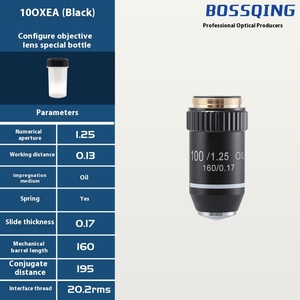BOSSQING Obiettivo per Microscopio Biologico in Rame Acromatico 195EA con Messa a Fuoco Manuale, Fotocamera IP53 1080p Ottimizzata per Illuminazione LED - Product Image 2
