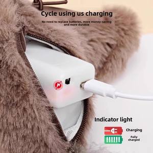 Şarj edilebilir sallayarak Sparrow akıllı oyuncak peluş simülasyon hayvan çığlık titreşim sensörü stres giderici kedi oyuncak - Product Image 6