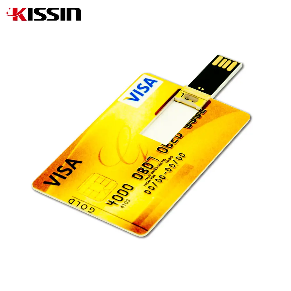 Fabriek Verkopen 2Gb 4Gb Plastic Kaart Flash Drive 8Gb 16Gb Creditcard Usb Vorm Geheugen Usb 2.0 Pendrive Aangepast