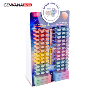 Genvana Chất Lượng Cao Huỳnh Quang Bút Pastel Tô Màu Văn Phòng Trường Sử Dụng Nhiều Màu Mới Lạ Long Lanh Highlighter Bút - Product Image 6