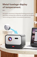 2200 Ansi Lumen GTV Proyector Android 11.0 système 2.4 + 5g double bande Wifi Smart Home cinéma hologramme projecteur 4K téléphone portable