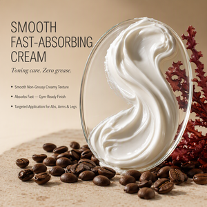 Großhandel OEM Körperstraffungscreme Hautpflege Koffein Sanftes Retinol Peptid Rote Algen Schnell Einziehende Körpercreme <span class=keywords><strong>Creme</strong></span> Corporal - Product Image 4
