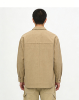 Veste matelassée en flanelle pour homme de qualité supérieure, style chemise à carreaux avec doublure réversible boutonnée, douce et chaude, logo sur le devant, décontractée