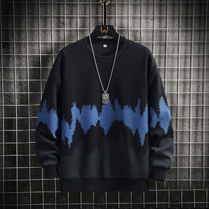 Sudadera con capucha para hombre, cuello redondo, estilo holgado para parejas, marca de moda de Hong Kong, diseño con combinación de colores, camisa informal y cómoda - Product Image 5