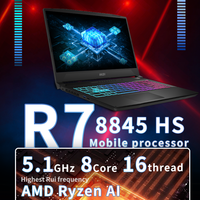 Ordinateur portable de jeu MSI 2025 Star Shadow 15 AI Ryzen Edition 15,6 pouces QHD 165 Hz RTX4060 R7-8845HS 16 Go 512 Go Gen4