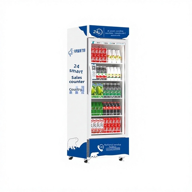 Smart Vending Cabinet Self-service Vending Machine Snacks Beverages Unmanned Automatic Vending Machine Scan-to-Pay