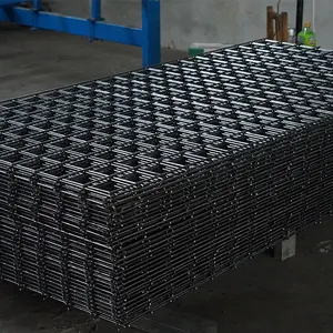 China Steel 1x2 2x2 Paneles de malla de alambre soldado Hoja de malla galvanizada Cuerda de acero inoxidable Mallas de alambre de hierro