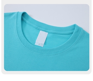 Camiseta de Hombre al por Mayor, 100% Algodón, 220GSM, Corte Holgado, Cuello Redondo, Manga Corta, Nueva Tendencia de Primavera, Lisa para Imprimir - Product Image 2