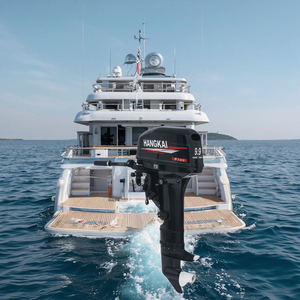 Nouveau moteur à essence en aluminium 2 temps 2 cylindres 9,9 CV 326 cm³ pour bateaux, yachts de pêche, moteur marin US/UE - Product Image 1