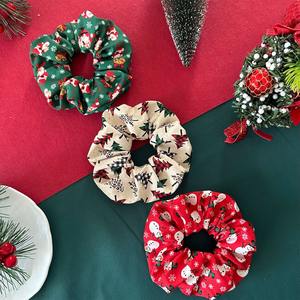 Nouveaux chouchous de Noël de style européen et américain, tendance, surdimensionnés, écologiques et personnalisables pour femmes, pour mariage - Product Image 6